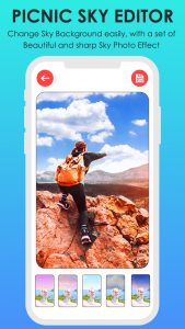 اسکرین شات برنامه PicNic Sky Photo Filter Editor 8