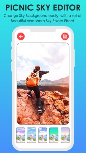 اسکرین شات برنامه PicNic Sky Photo Filter Editor 1