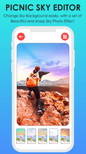 اسکرین شات برنامه PicNic Sky Photo Filter Editor 2