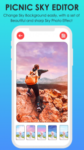 اسکرین شات برنامه PicNic Sky Photo Filter Editor 4
