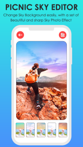 اسکرین شات 2 برنامه PicNic Sky Photo Filter Editor