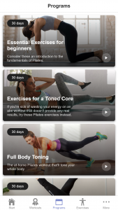 اسکرین شات برنامه Pilates Exercises - All Levels 2