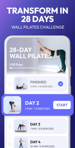 اسکرین شات 3 برنامه Pilates Workout at Home