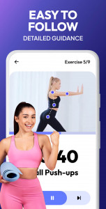 اسکرین شات برنامه Pilates Workout at Home 6