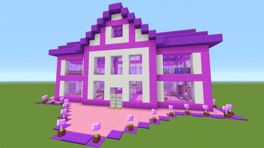 اسکرین شات 2 برنامه Pink houses for minecraft
