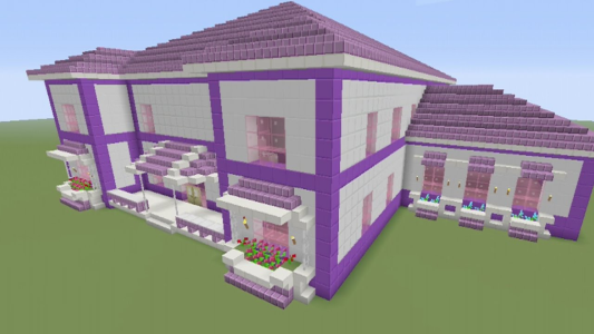 اسکرین شات 3 برنامه Pink houses for minecraft