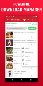 اسکرین شات برنامه Video Downloader for Pinterest 5