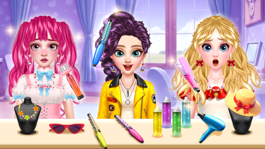 اسکرین شات 1 بازی Hair Salon: Hair Cut Makeover