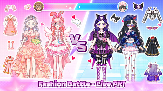اسکرین شات 2 بازی Star Idol: Anime Doll Dress Up