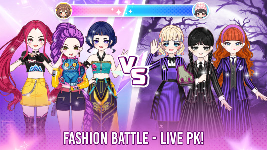 اسکرین شات 1 بازی Star Idol: Anime Doll Dress Up