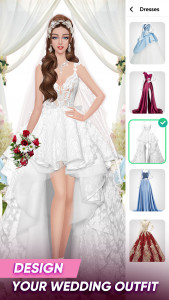 اسکرین شات 3 بازی Wedding Dress Up Bridal Makeup
