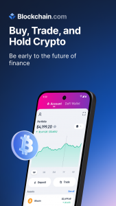 اسکرین شات برنامه Blockchain.com: Buy BTC, SOL 1