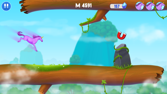 اسکرین شات 5 بازی Robot Unicorn Dash - Attack