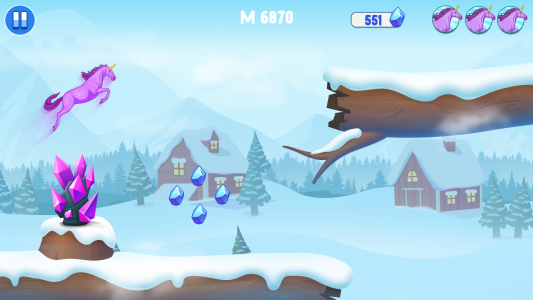 اسکرین شات 4 بازی Robot Unicorn Dash - Attack