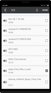 اسکرین شات 3 برنامه Reverse Audio