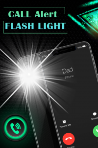 اسکرین شات برنامه Color Screen Flashlight :  Flash on Call & SMS 2
