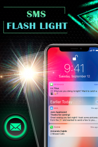 اسکرین شات برنامه Color Screen Flashlight :  Flash on Call & SMS 3