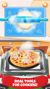 اسکرین شات بازی Pizza Chef: Food Cooking Games 4