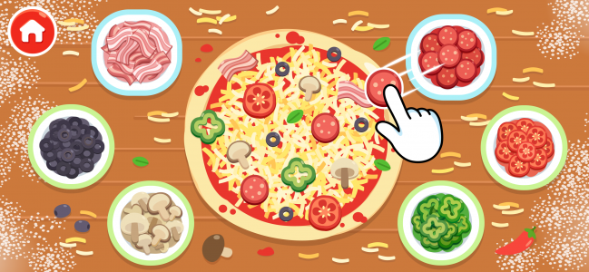 اسکرین شات بازی Pizza Cooking Games for Kids 1