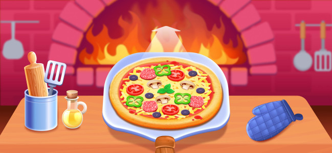 اسکرین شات 3 بازی Pizza Cooking Games for Kids
