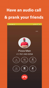 اسکرین شات برنامه Fake call from Pizza man Simul 2