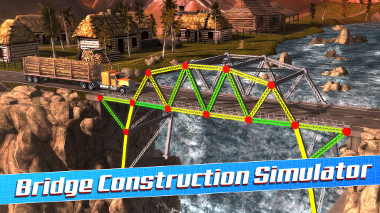اسکرین شات بازی Bridge Construction Simulator 1