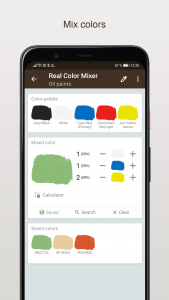 اسکرین شات برنامه Real Color Mixer 2
