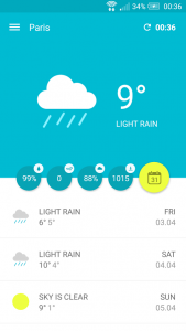 اسکرین شات برنامه Wemple Weather 5