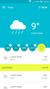 اسکرین شات برنامه Wemple Weather 6