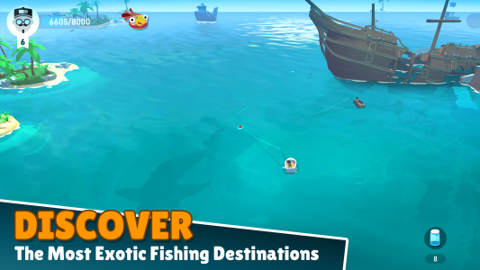 اسکرین شات 1 بازی Creatures of the Deep: Fishing