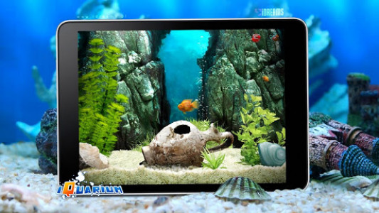 اسکرین شات برنامه iQuarium - virtual fish 1