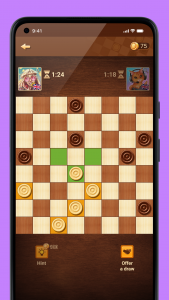 اسکرین شات بازی Checkers - multiplayer 2