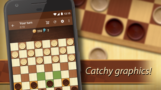 اسکرین شات 1 بازی Checkers Online