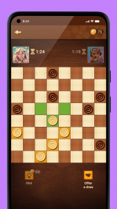اسکرین شات 2 بازی Checkers Online