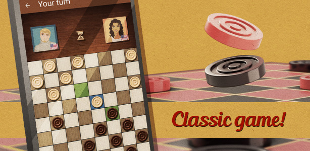 اسکرین شات بازی Checkers Online 1