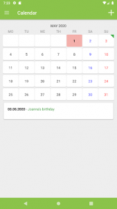 اسکرین شات برنامه Calendar 4