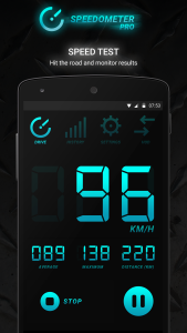 اسکرین شات 1 برنامه Speedometer PRO