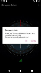 اسکرین شات برنامه Compass Galaxy 3