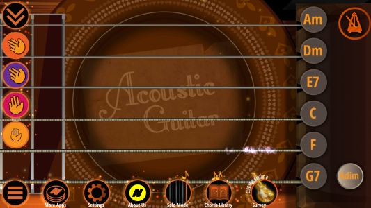 اسکرین شات برنامه Acoustic Guitar 1