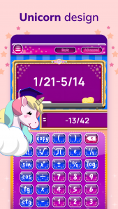 اسکرین شات برنامه Unicorn Calculator 6