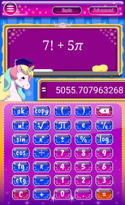 اسکرین شات برنامه Unicorn Calculator 6