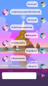 اسکرین شات برنامه Talking Unicorn - Virtual Chat 2