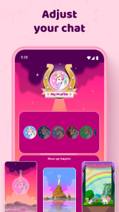 اسکرین شات 4 برنامه Talking Unicorn - Virtual Chat