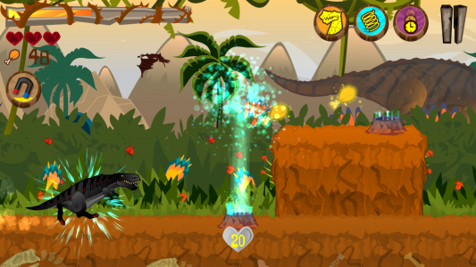 اسکرین شات بازی Dino the Beast Dinosaur Game 7