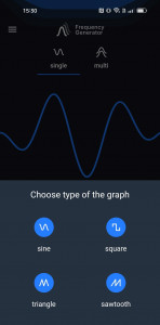 اسکرین شات 5 برنامه Frequency Generator (Sound)
