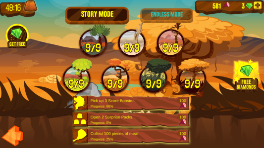 اسکرین شات 7 بازی Lion Run