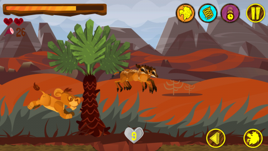 اسکرین شات بازی Lion Run 6