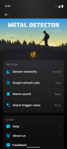 اسکرین شات برنامه Metal Detector 6