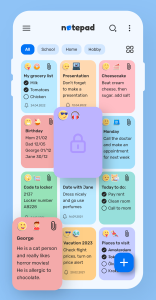 اسکرین شات 1 برنامه Notepad: Notes Organizer To Do