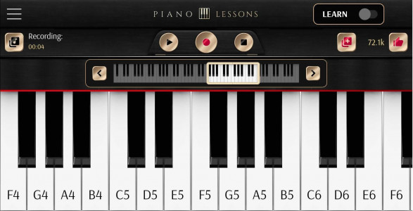 اسکرین شات برنامه Piano Lessons 5